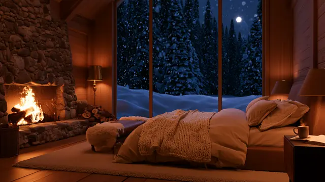 Winter Fireplace Ambience for Deep Sleep: Embertide sleep artwork
