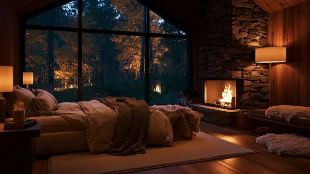 Fireplace Ambience for Sleep: Embertide sleep artwork