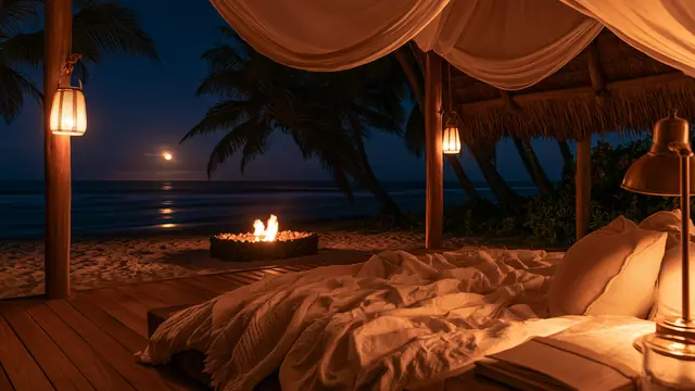 Deep Sleep Music with Ocean Waves: Embertide sleep artwork